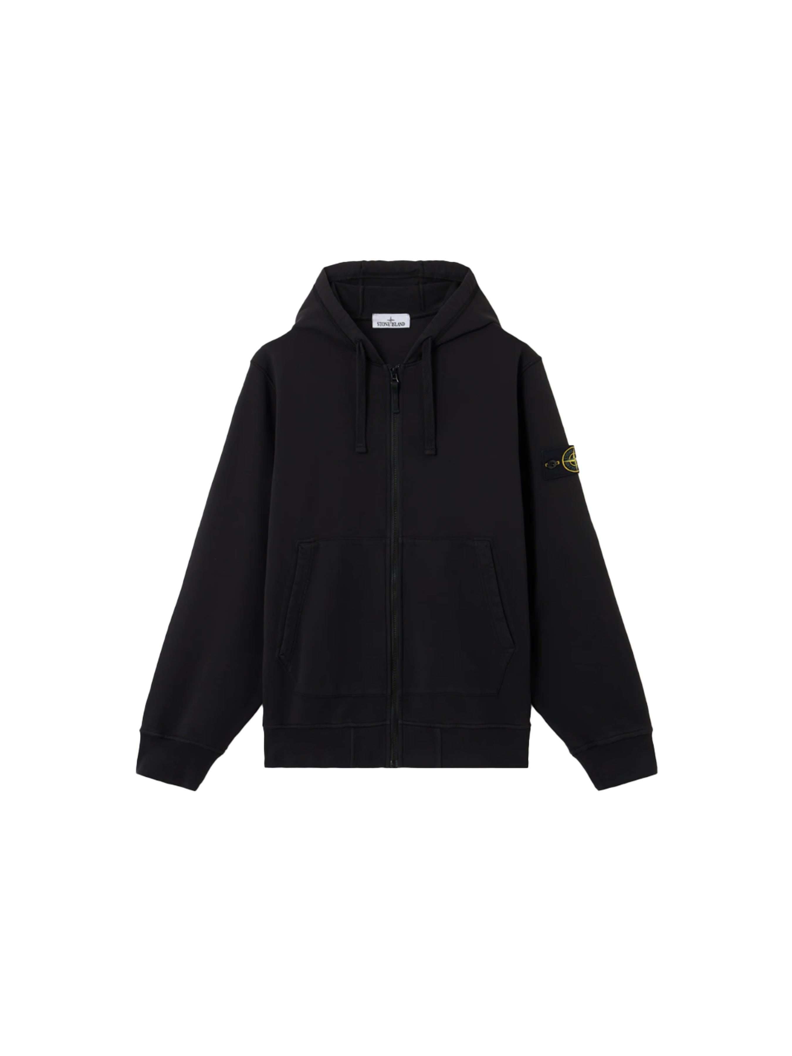 Stone Island Regular Fit Vest Met Hoodie 'Zwart'