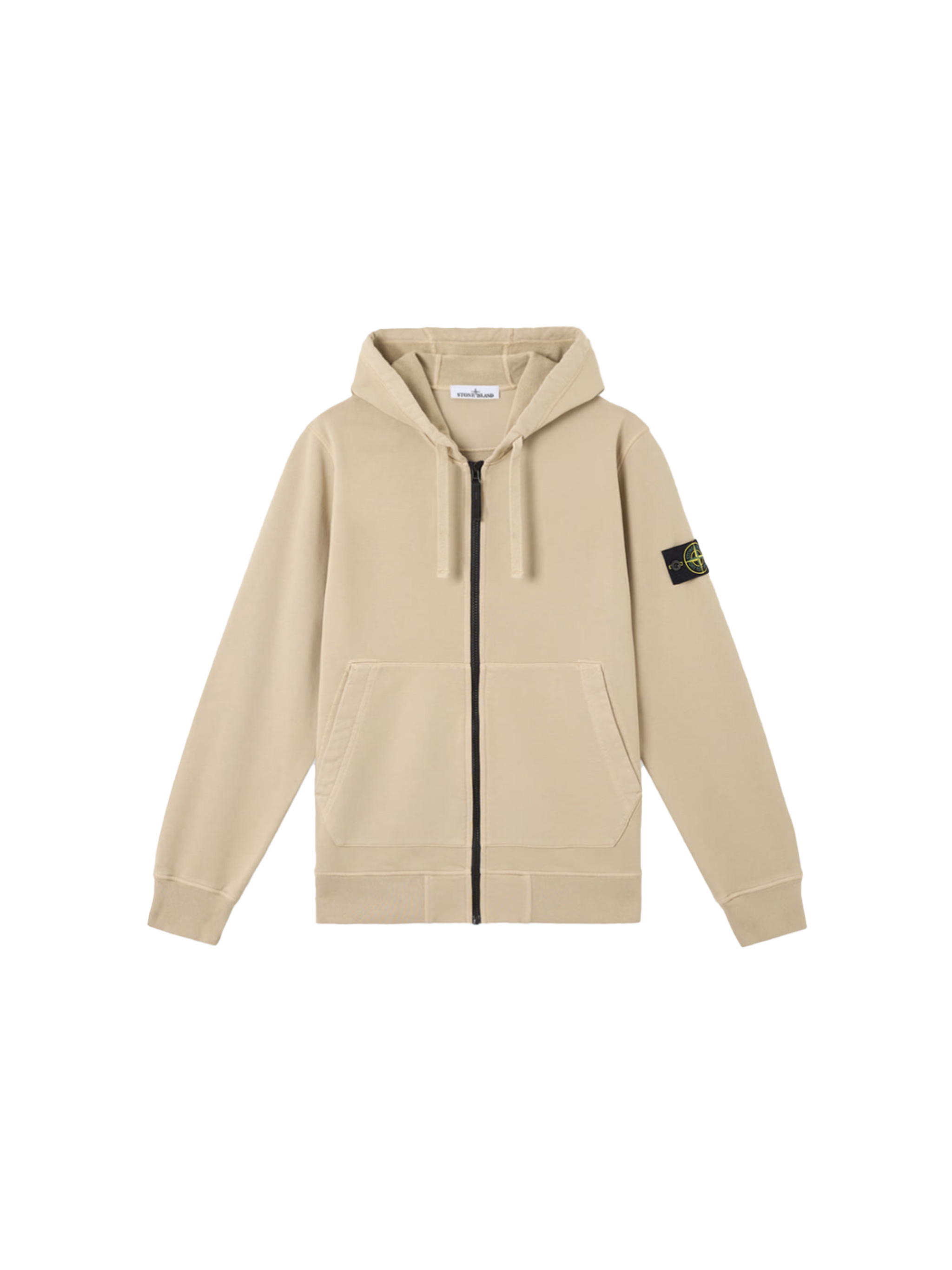 Stone Island Regular Fit Hooded Zip-Up 'Desert' – The Attic