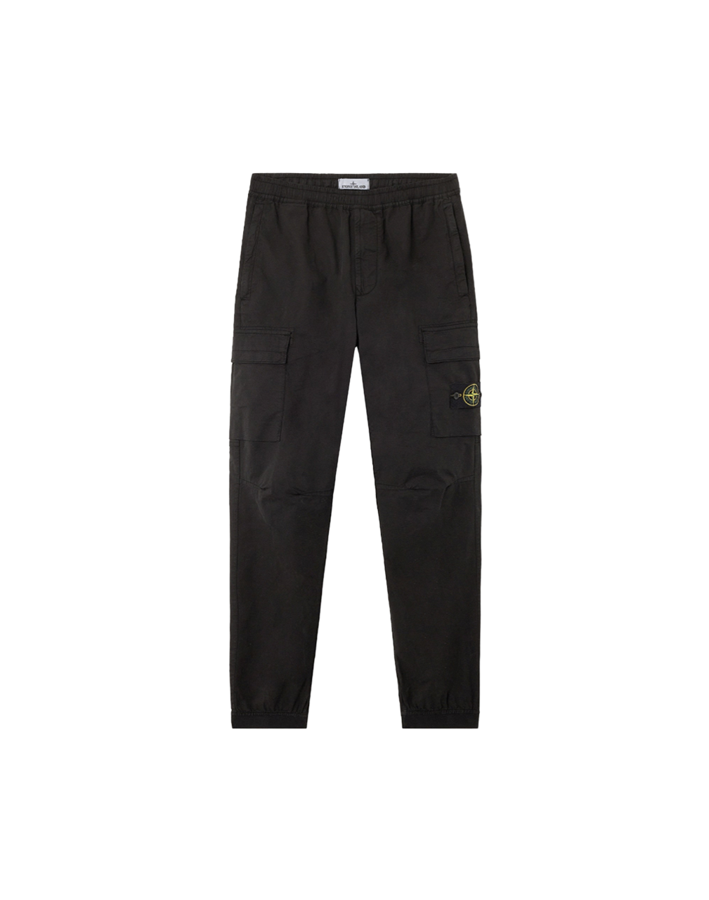Stone Island Stretch Supima® Cotton Twill Cargo Pants 'Black'