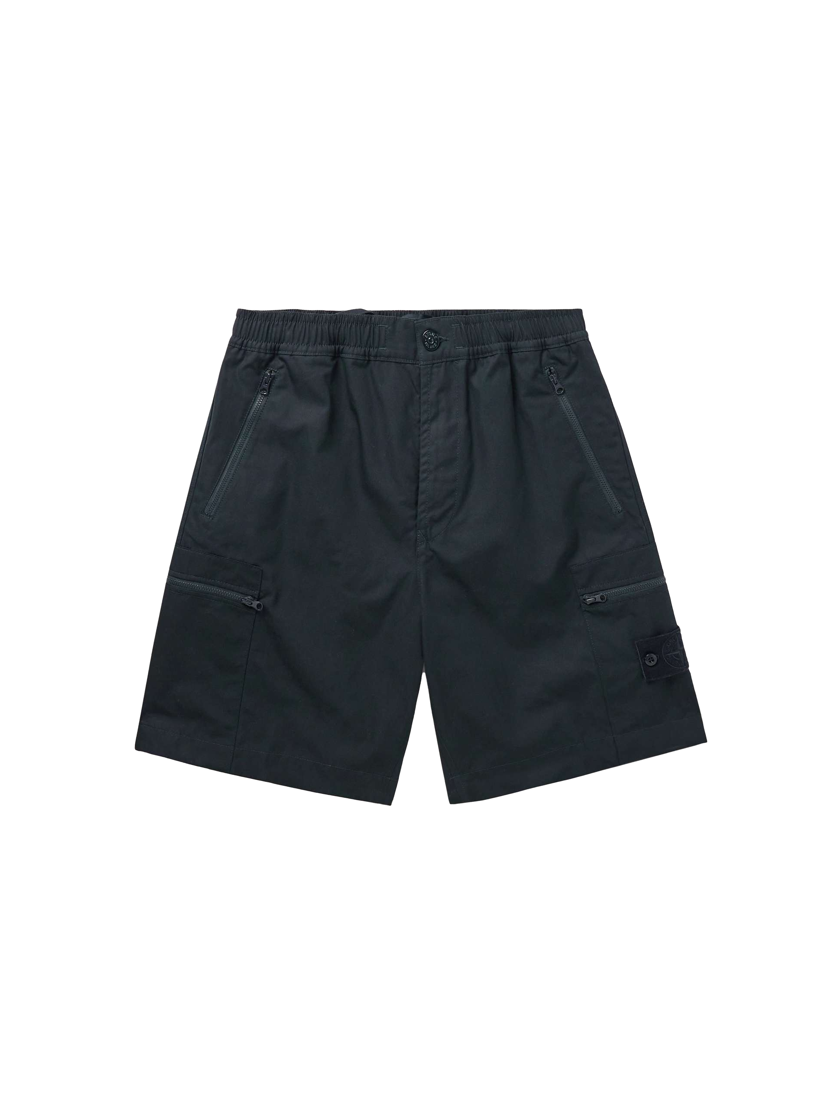 Stone Island Weatherproof Comfort Shorts Ghost (Black)-9348621697354-The Attic