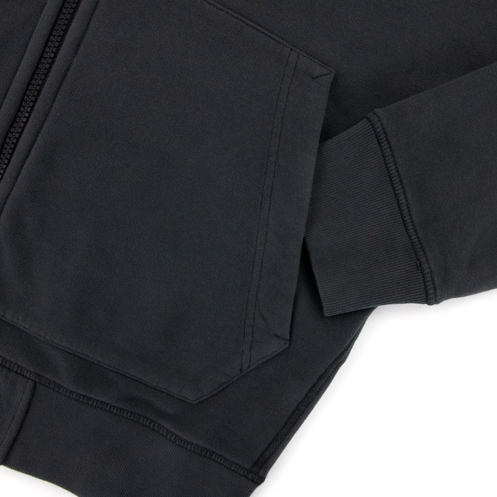 Stone Island Regular Fit Hooded Zip-Up 'Charcoal'