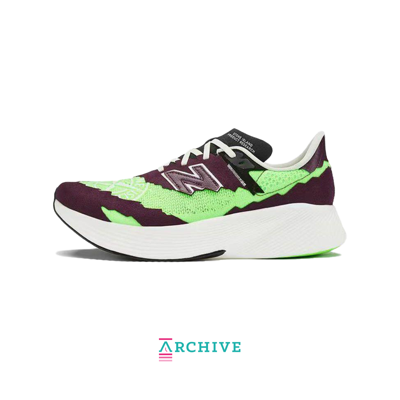 Stone Island x New Balance FuelCell RC Elite V2 'Burgundy' - Size 44.5 (ARCHIVE)