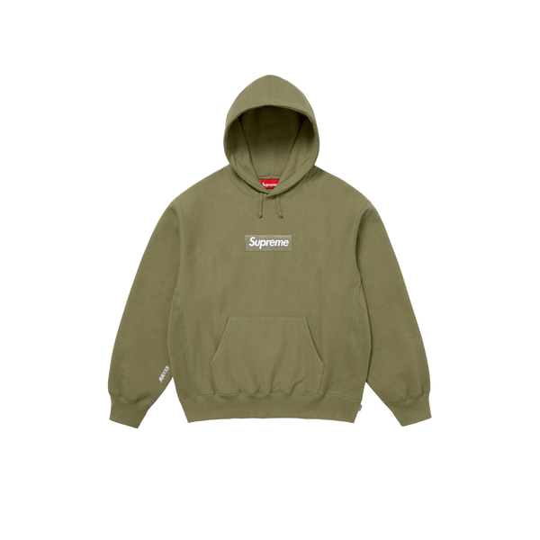 SupremeBoxLogoHoodieLightOlive