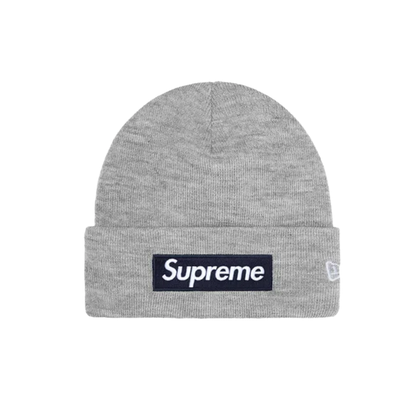 Supreme New Era Box Logo Beanie 'Heather Grey' – The Attic