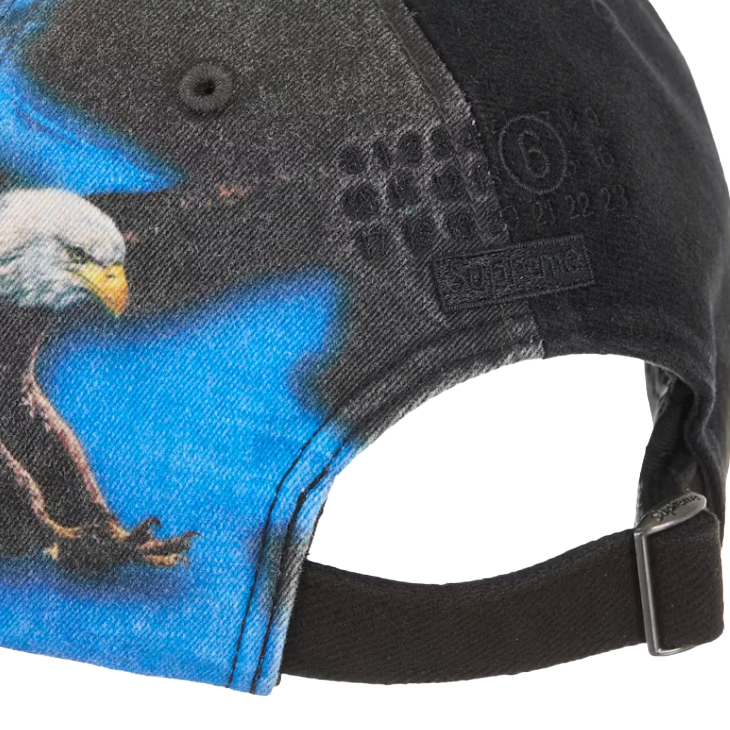 Supreme x MM6 Maison Margiela Split 6-Panel Hat 'Black' – The Attic