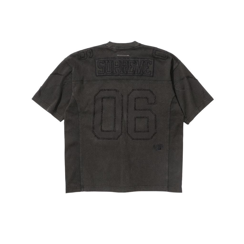 Supreme x MM6 Maison Margiela Cotton Football Jersey 'Black' – The