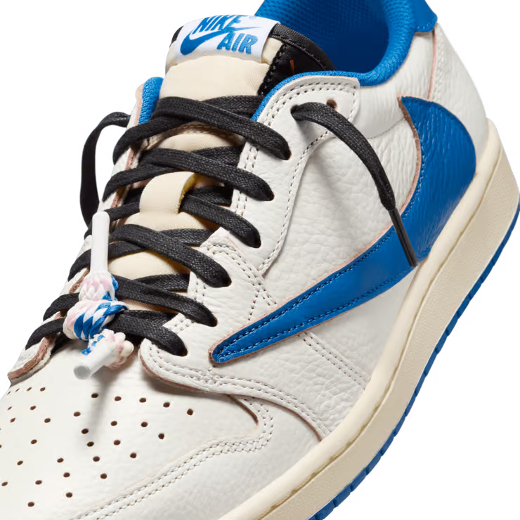 Travis Scott x fragment design x Air Jordan 1 Low OG 'Military Blue'