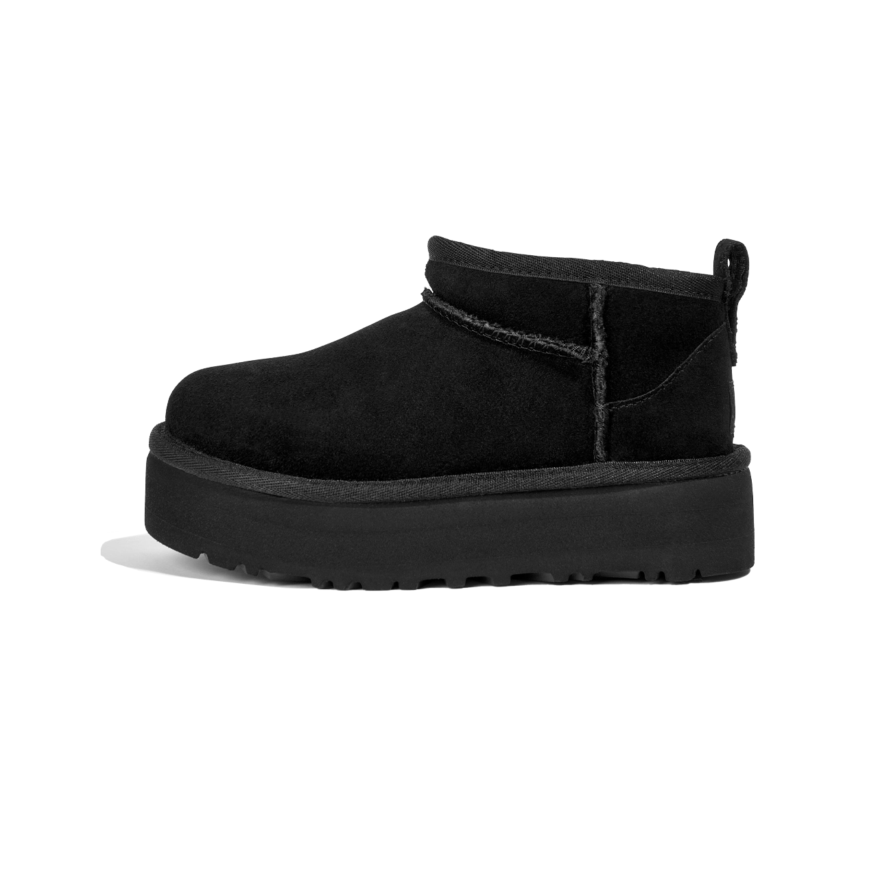 UGG Classic Ultra Mini Platform Boot 'Black' (Kids)