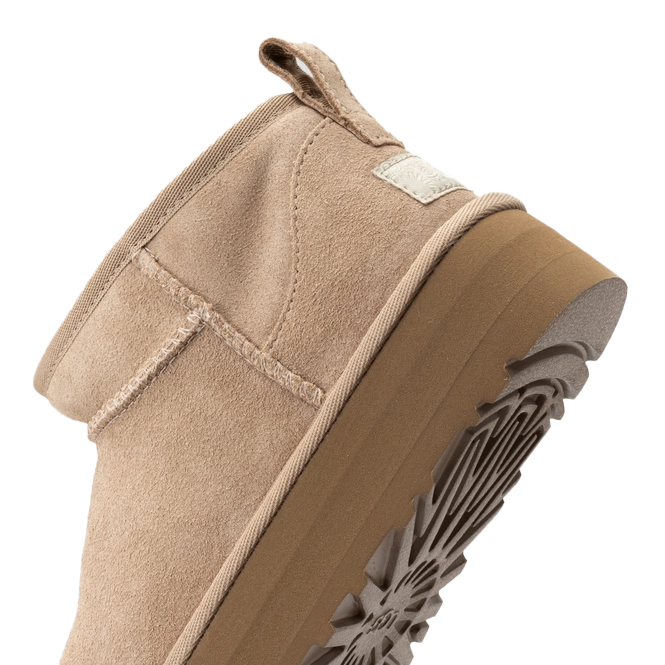 UGG Classic Ultra Mini Platform Boot 'Sand' (Kids)