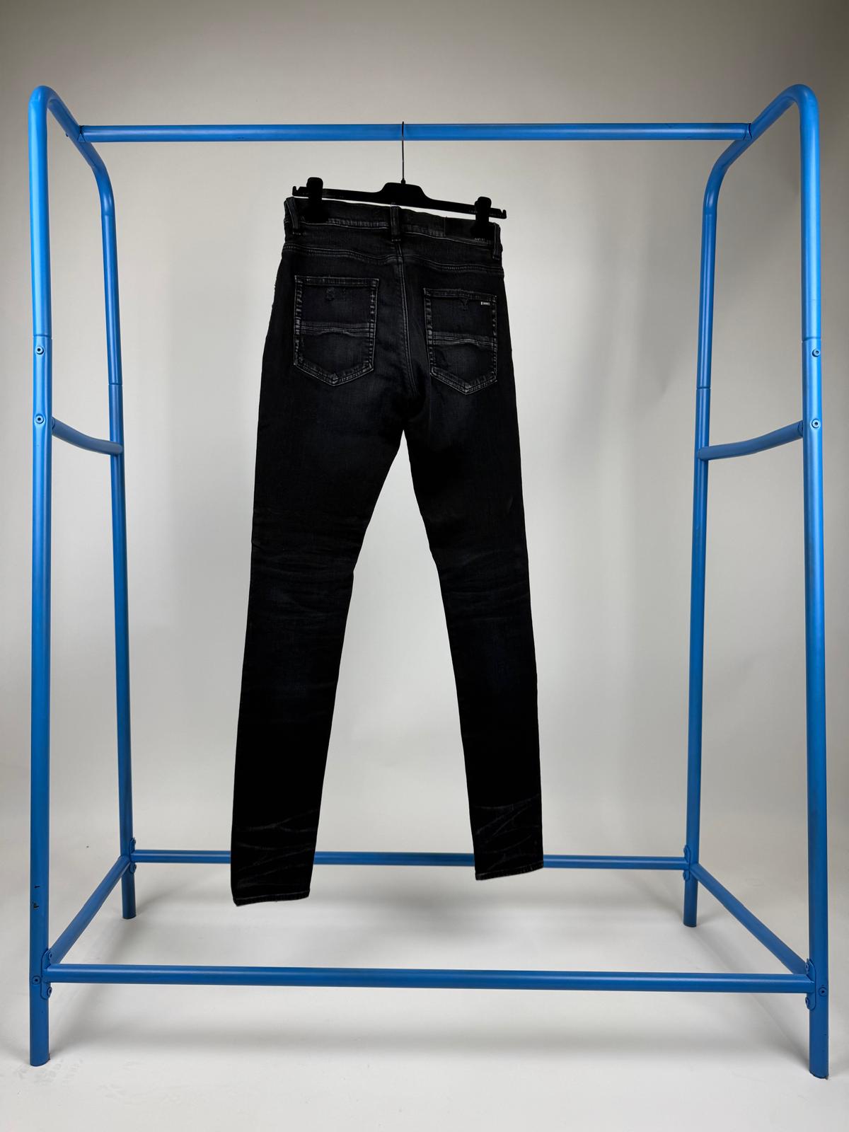 Amiri Stack Jeans 'Aged Black' (ARCHIVE)