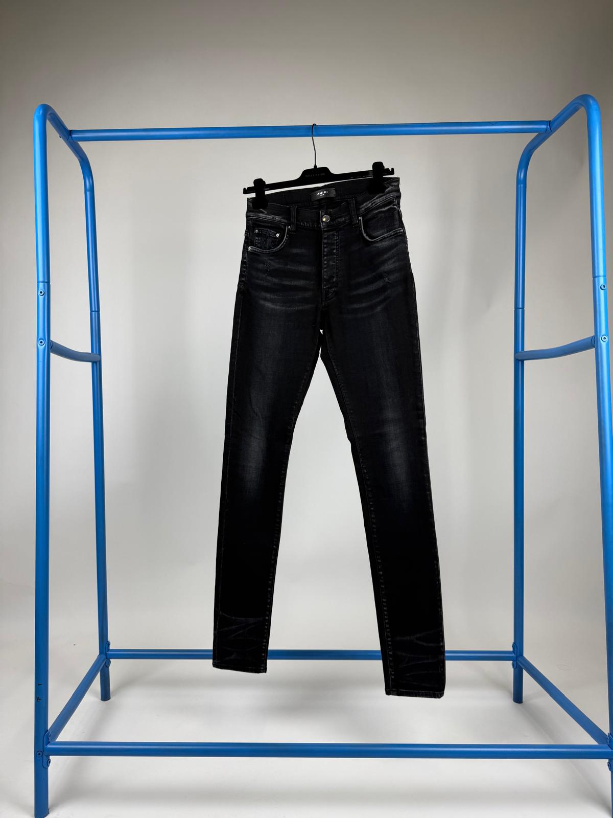 Amiri Stack Jeans 'Aged Black' (ARCHIVE)