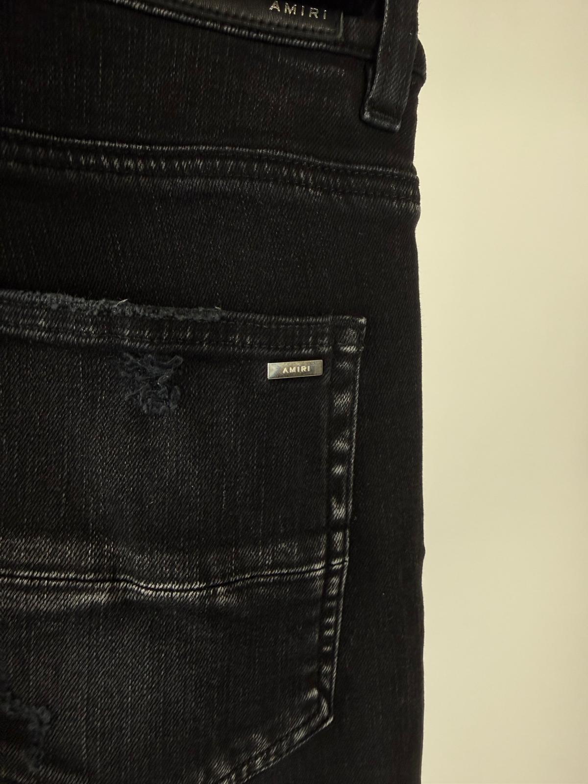 Amiri Stack Jeans 'Aged Black' (ARCHIVE)