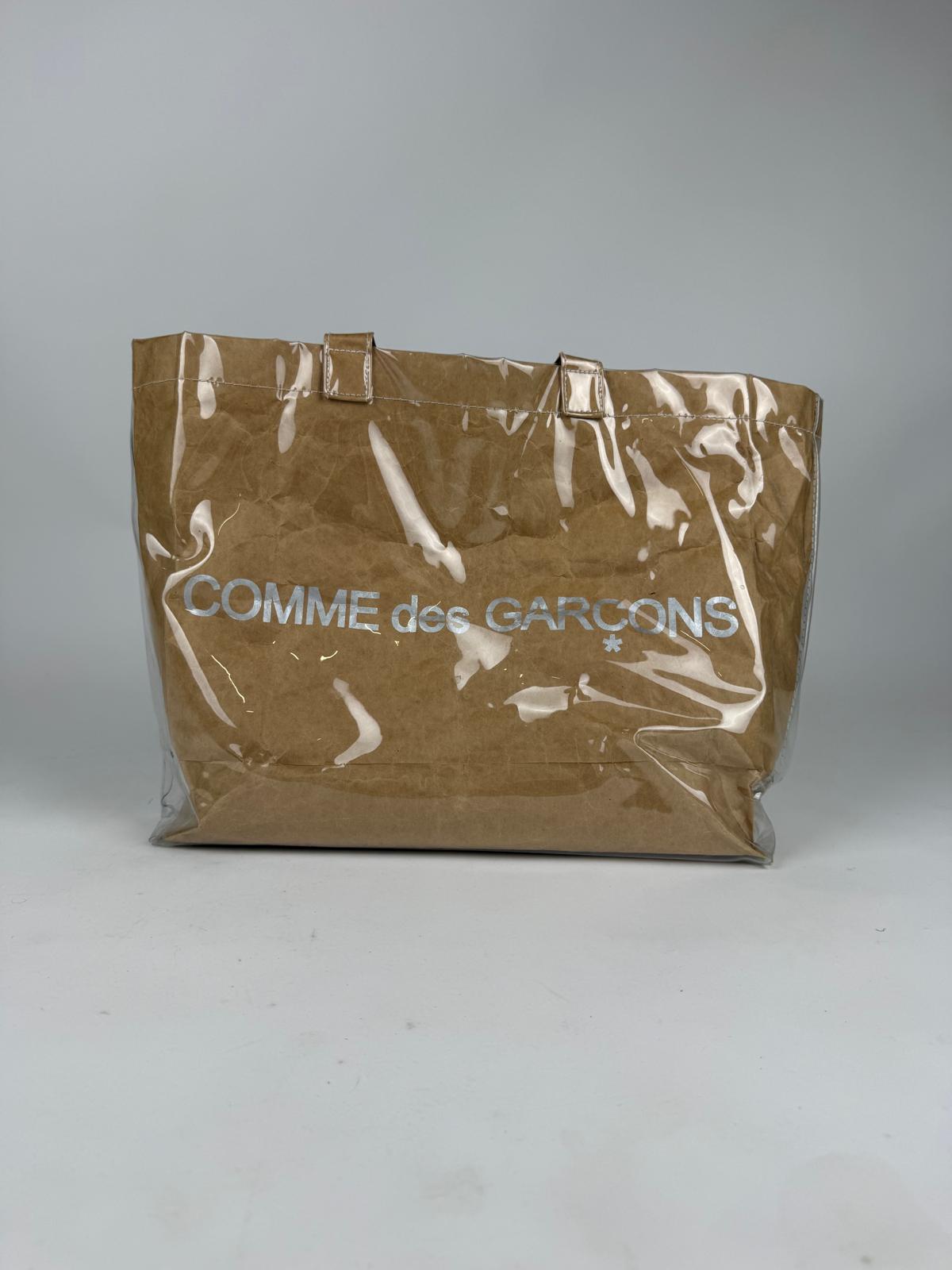 Comme Des Garçons Kraft Paper PVC Tote Bag 'Beige' (ARCHIVE)