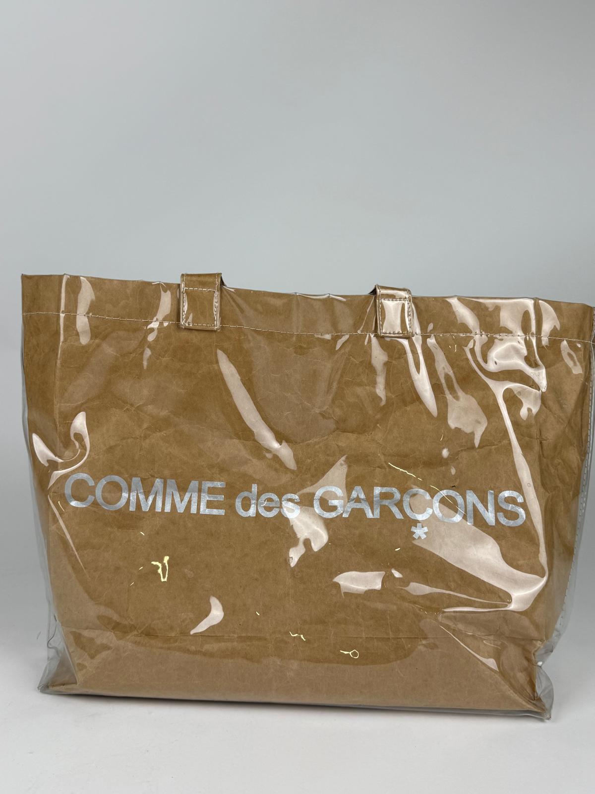 Comme Des Garçons Kraft Paper PVC Tote Bag 'Beige' (ARCHIVE)