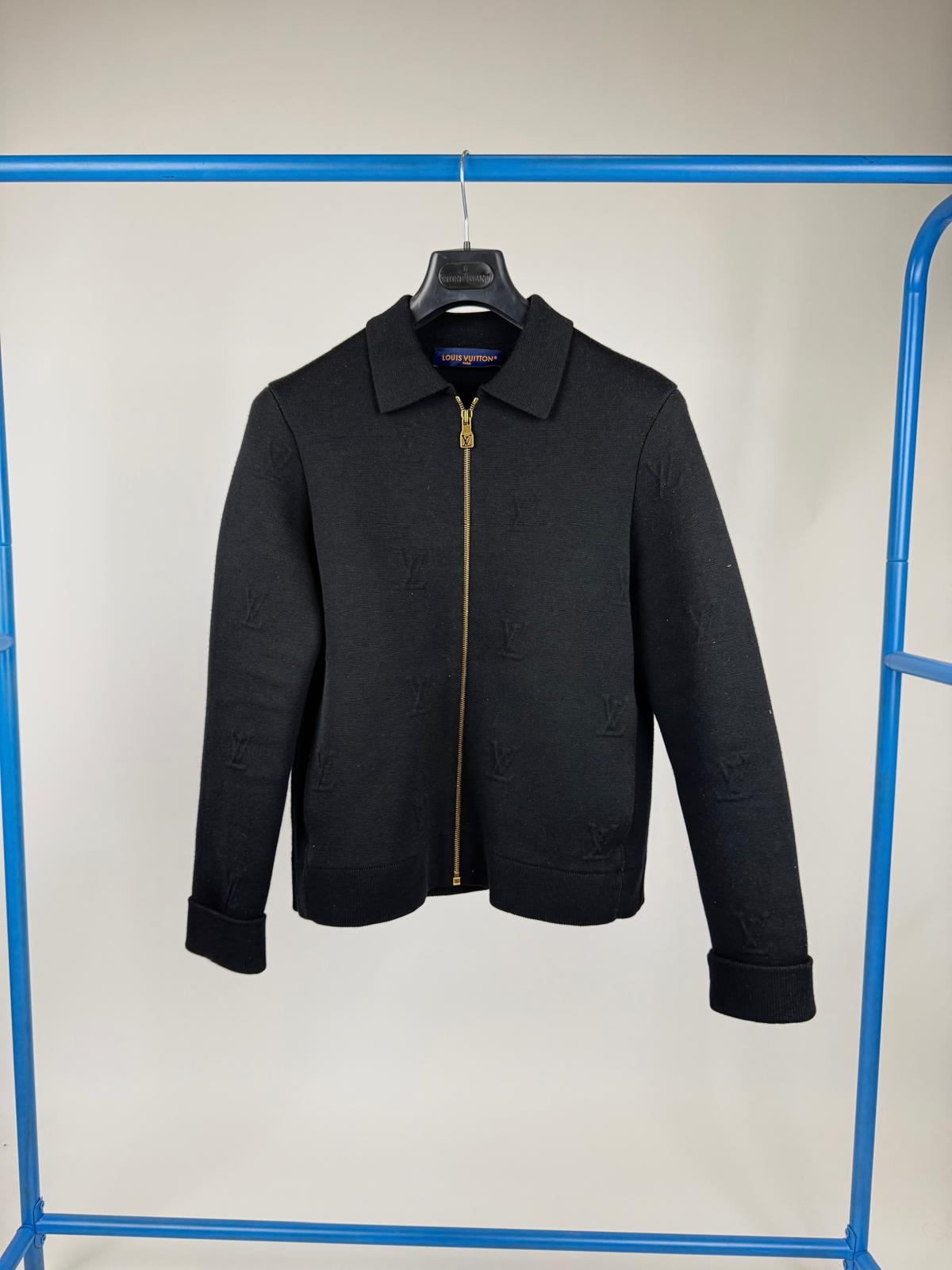 Louis Vuitton Blason Embossed Wool Blouson 'Black' - Size S (ARCHIVE)