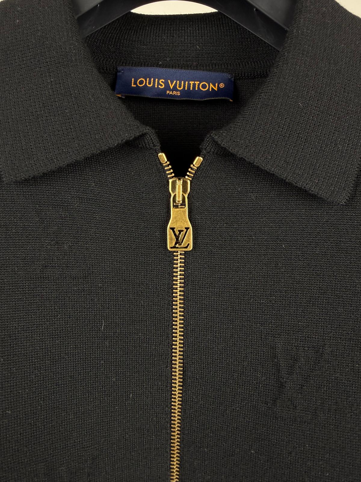 Louis Vuitton Blason Embossed Wool Blouson 'Black' - Size S (ARCHIVE)