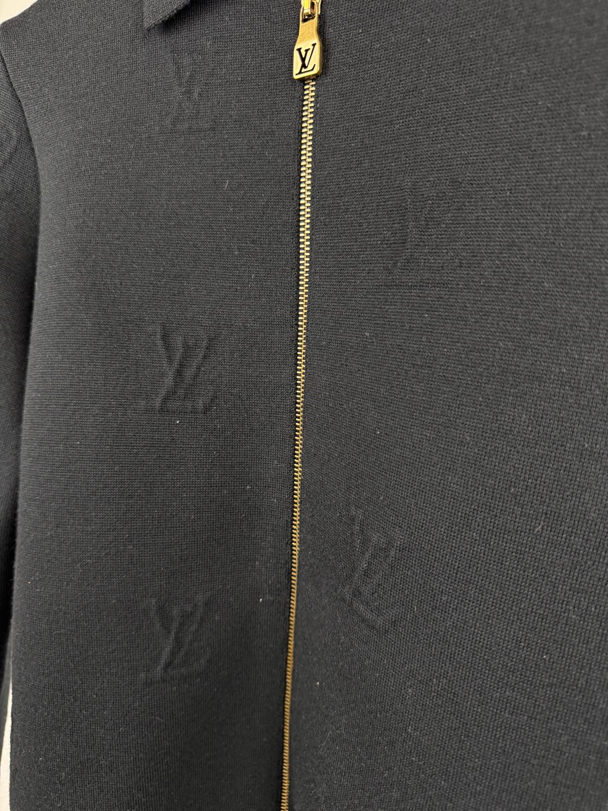 Louis Vuitton Blason Embossed Wool Blouson 'Black' - Size S (ARCHIVE)