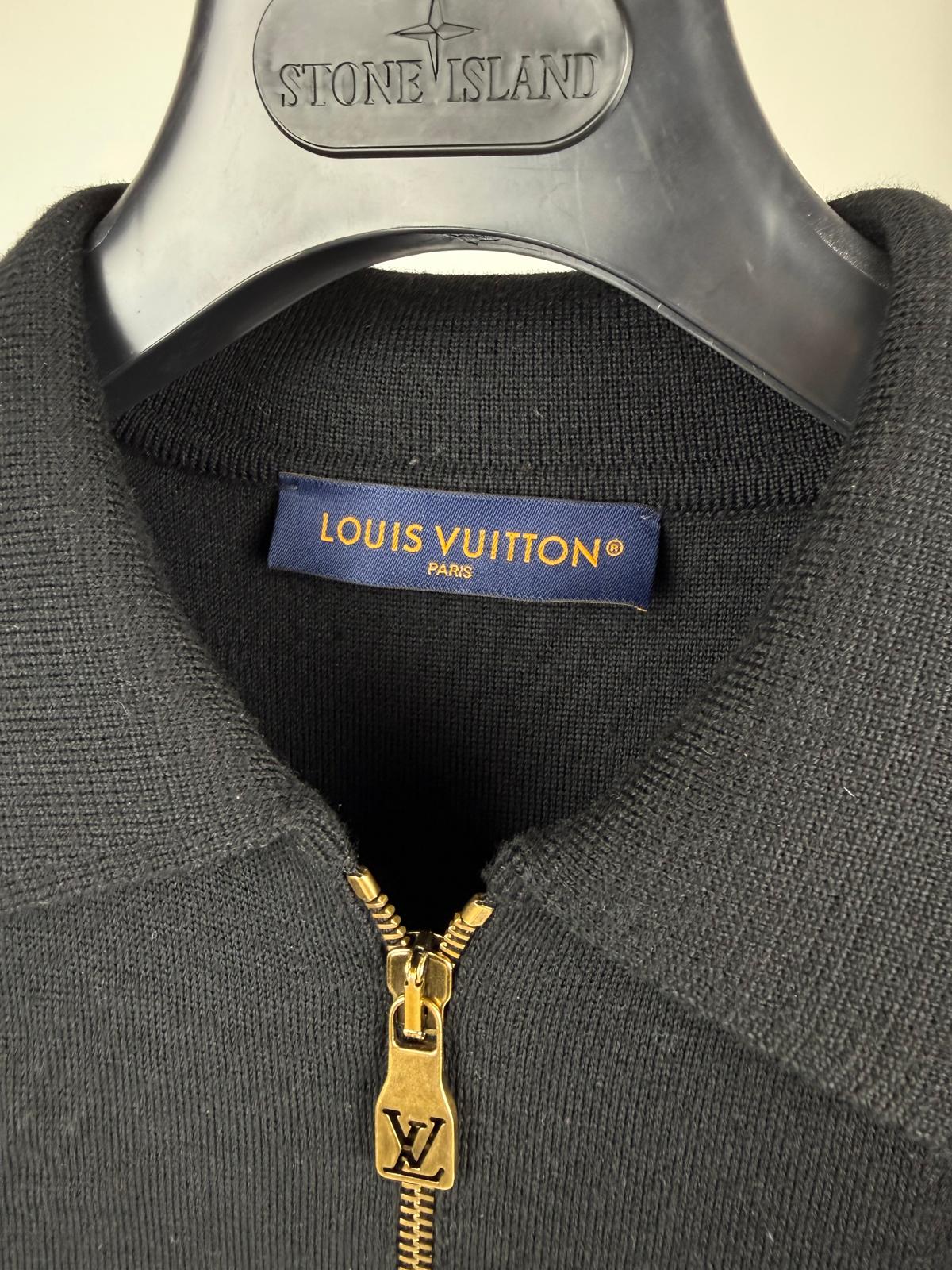 Louis Vuitton Blason Embossed Wool Blouson 'Black' - Size S (ARCHIVE)