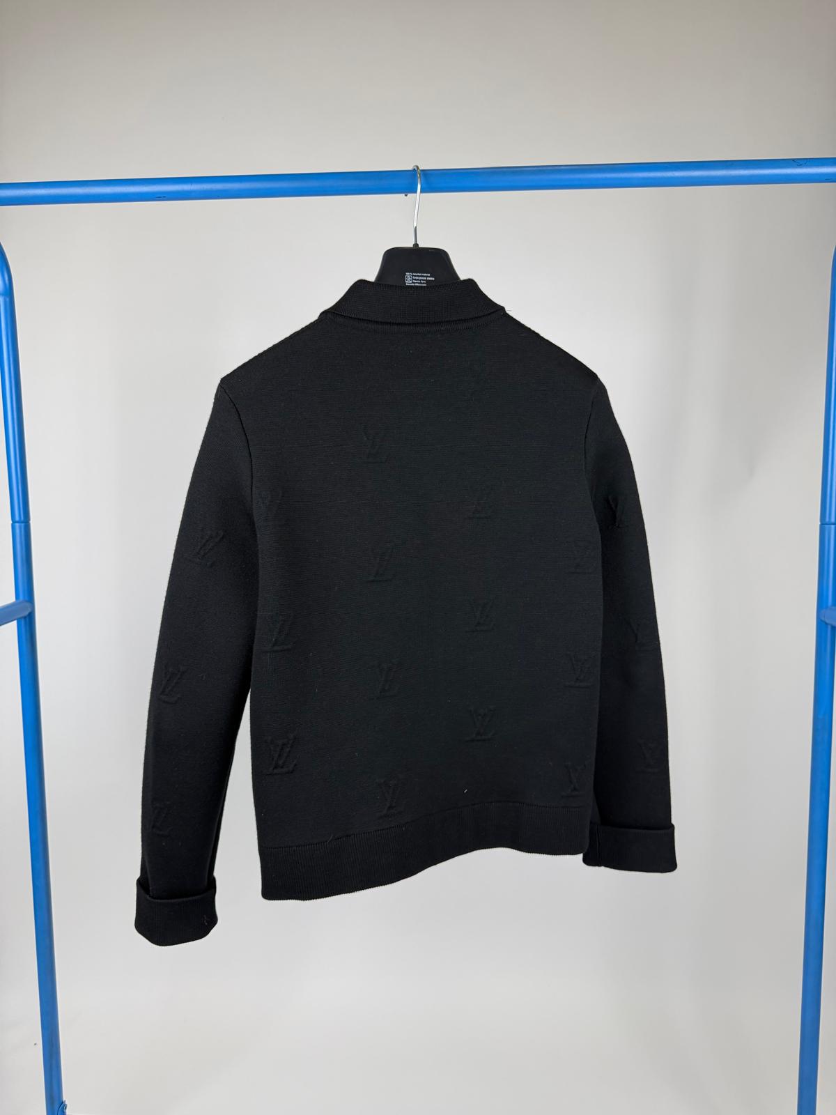 Louis Vuitton Blason Embossed Wool Blouson 'Black' - Size S (ARCHIVE)