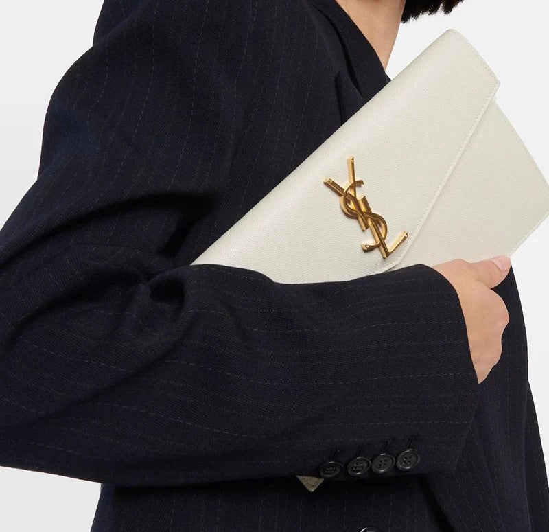 Yves Saint Laurent Pochette UPTOWN 'Blanc Vintage'