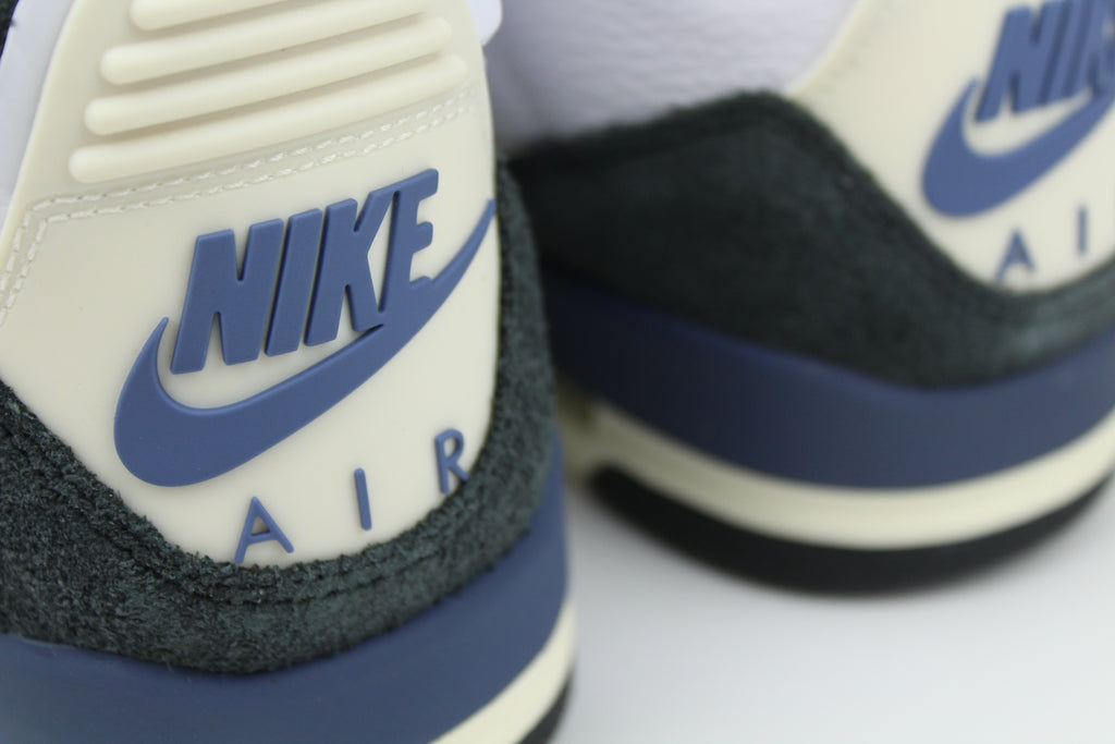 A Ma Maniére x Air Jordan 3 'For The Love' – exclusive collaboration sneakers featuring premium materials, intricate design details, and a unique colourway, ideal for sneaker collectors and streetwear enthusiasts.