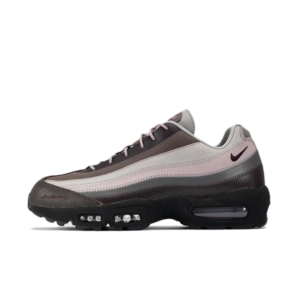 A Ma Maniére x Nike Air Max 95 Dark Violet Ore W.Y.W.S. Pack – Limited Edition Collaboration Sneakers, Premium Suede and Mesh Running Shoes, Luxury Streetwear Trainers