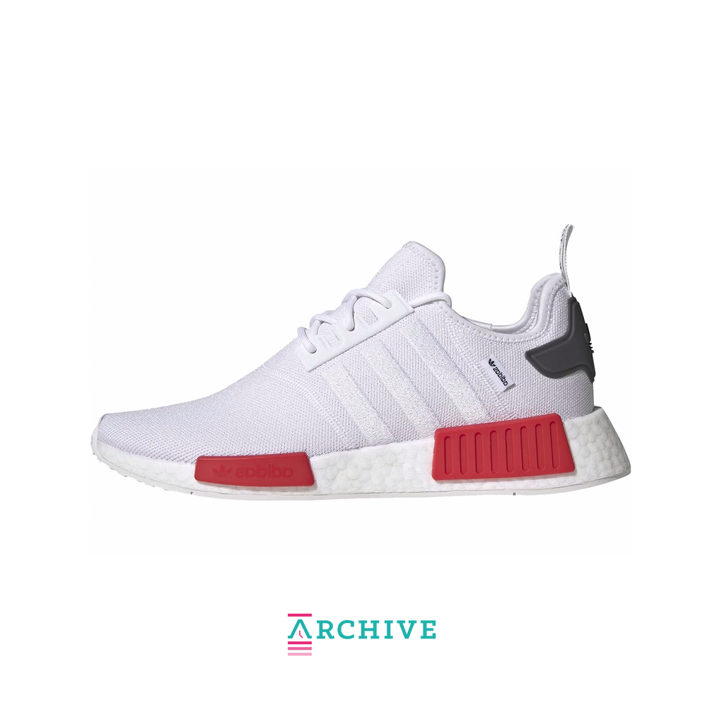 Adidas NMD R1 'White/Vivid Red' - Size 44 (ARCHIVE)-9594516013386-The Attic