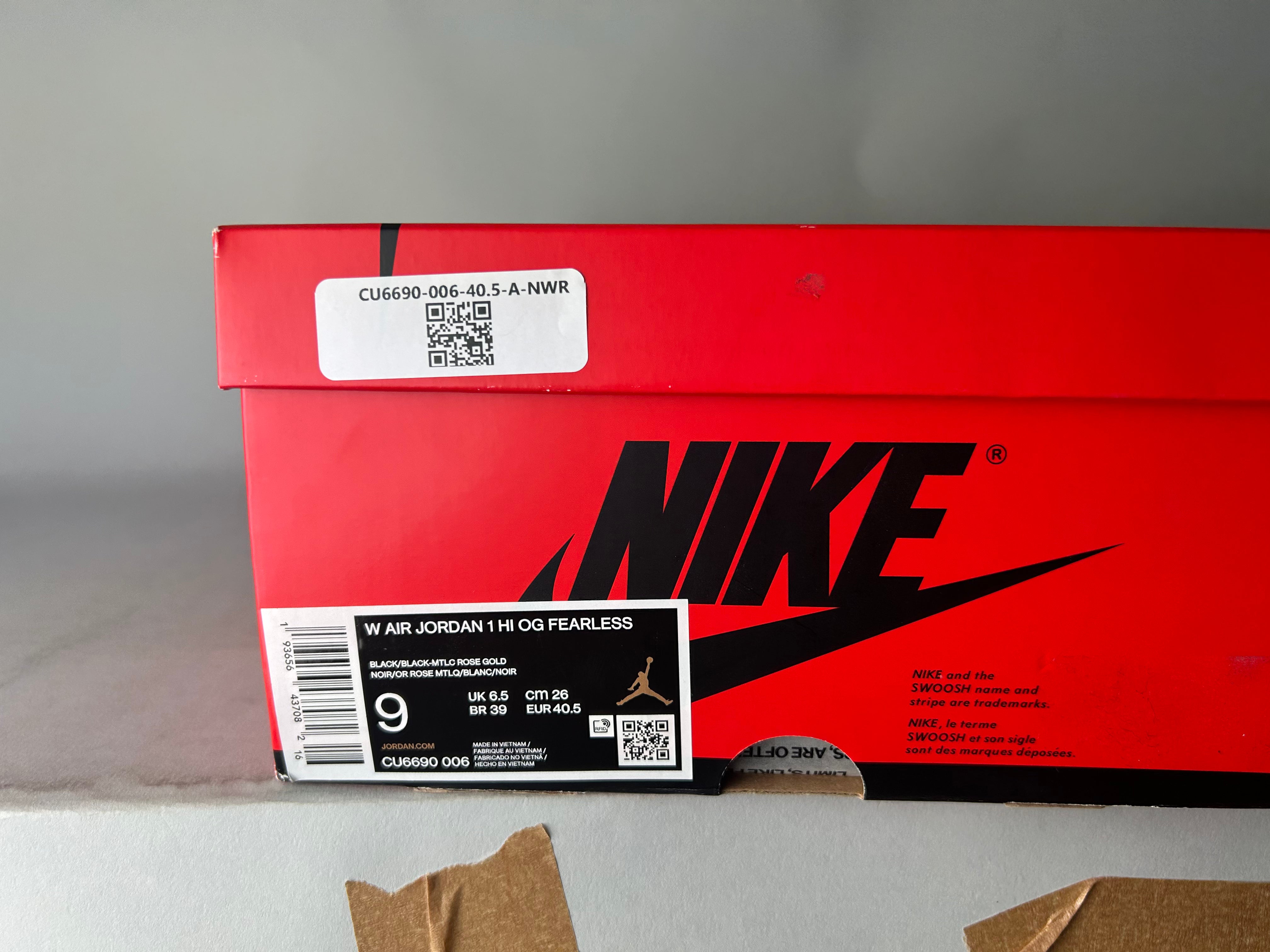 Air Jordan 1 High OG 'Fearless' (Women's) - Size 40.5 (ARCHIVE)