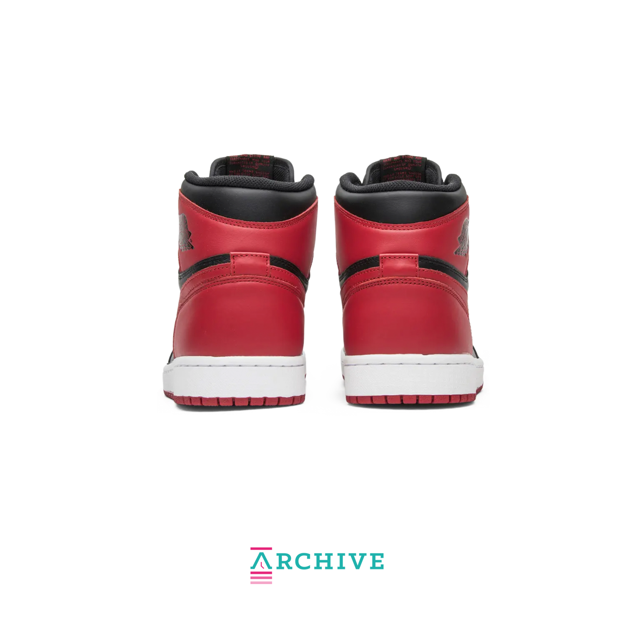 Air Jordan 1 Retro Bred 2013 with black and varsity red leather upper, high-top silhouette, side view product image