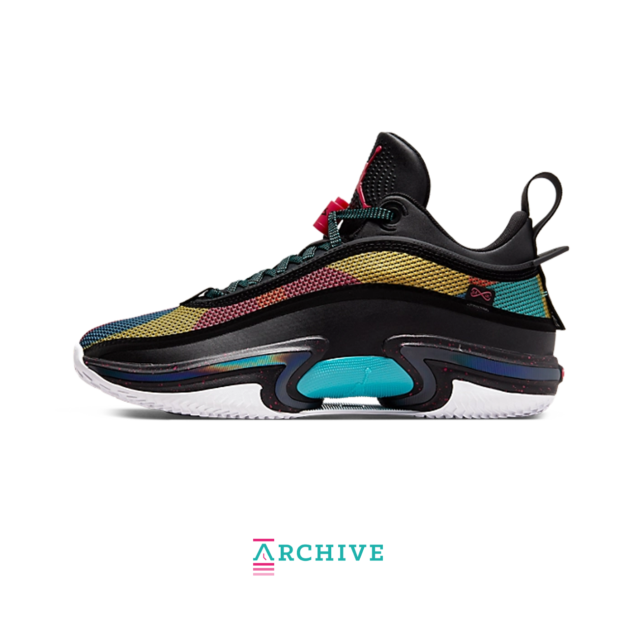 Air Jordan 36 Low 'Black Multi-Color'- Size 48.5 (ARCHIVE)