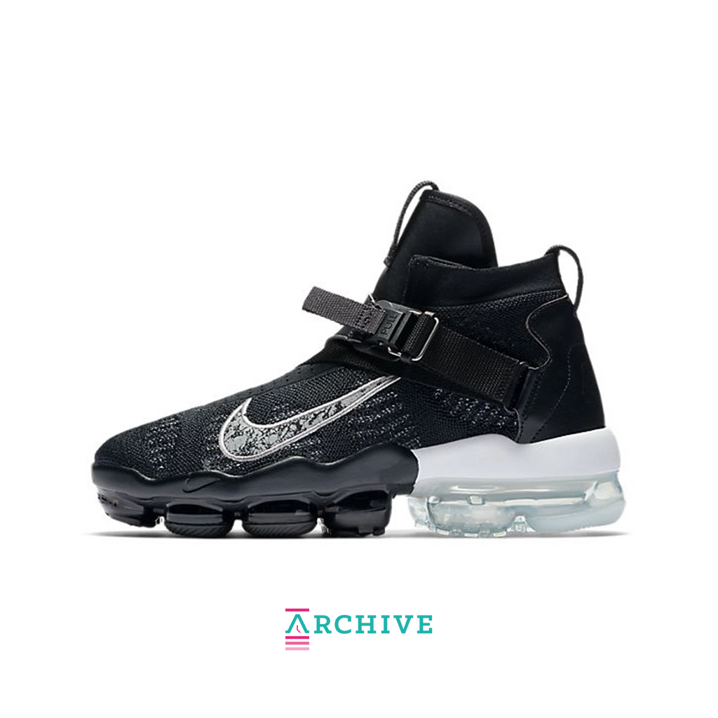 Air VaporMax Premier Flyknit 'Black Metallic Silver' (2018) - Size 44.5 (ARCHIVE)-9573328486730-The Attic