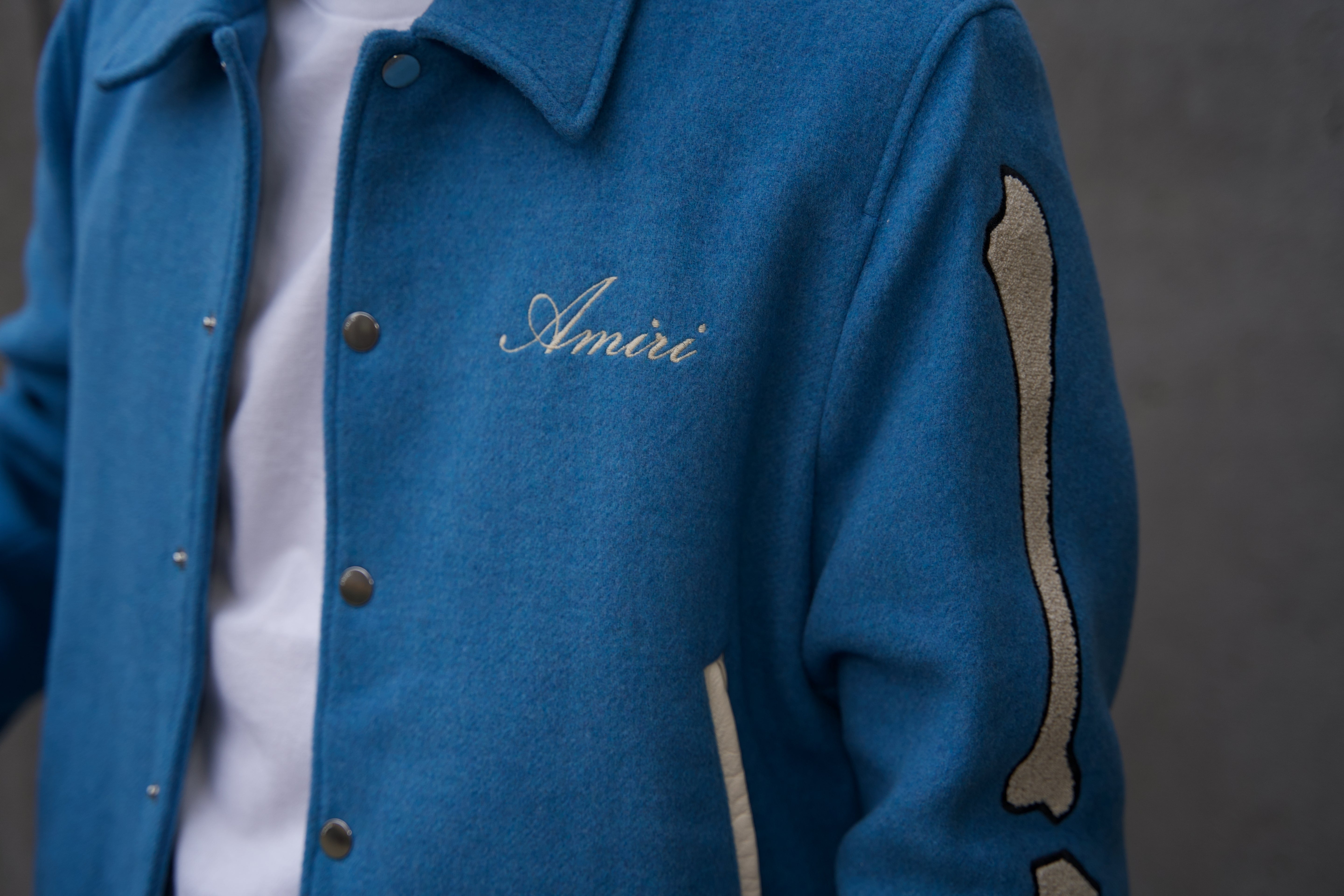 Amiri Bones Jacket 'Varsity Blue'-9644431671626-The Attic