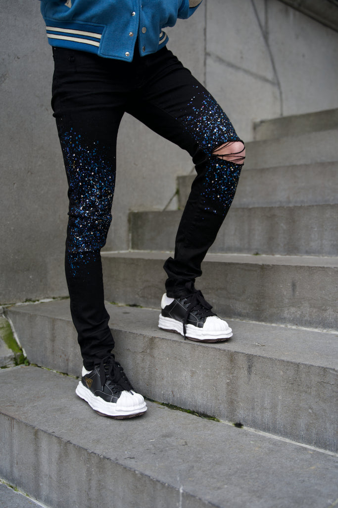 Amiri Crystal Painter Jean 'Black'-9643341349194-The Attic