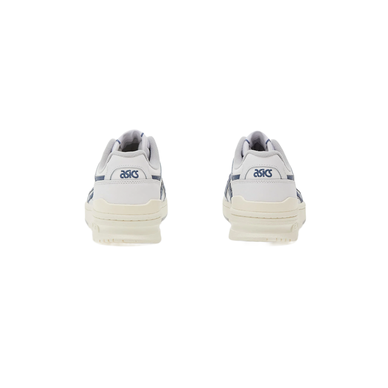 ASICS EX89 White Grand Shark sneaker with leather upper retro basketball design and cushioned sole for everyday wear available at The Attic