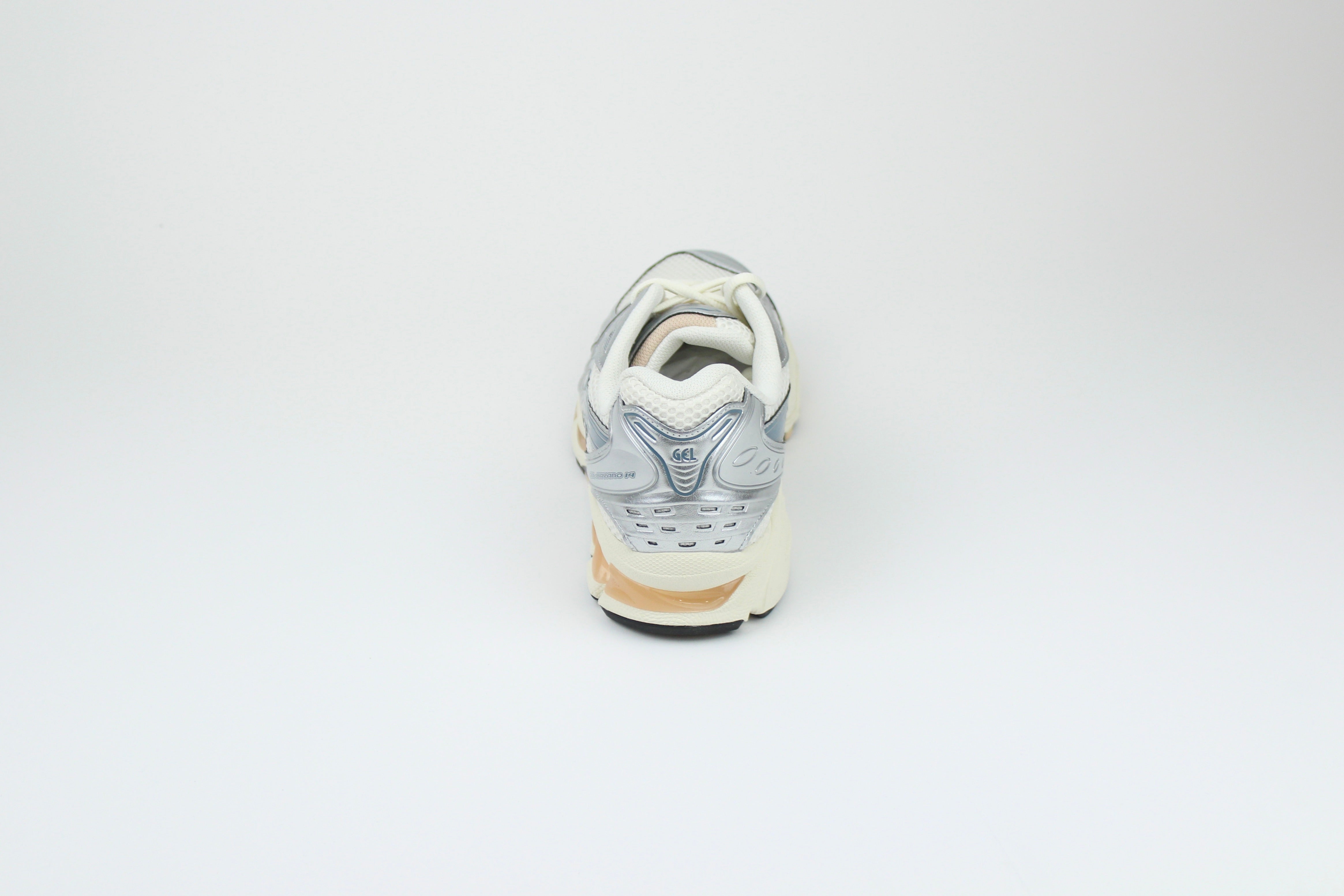 ASICS Gel-Kayano 14 Cream & Ironclad – Vintage Running Sneakers, Mesh and Synthetic Lifestyle Trainers, Retro Performance Shoes