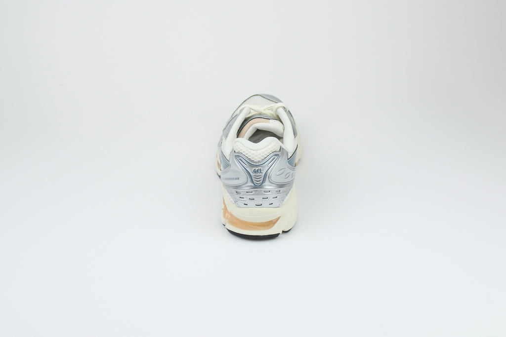 ASICS Gel-Kayano 14 Cream & Ironclad – Vintage Running Sneakers, Mesh and Synthetic Lifestyle Trainers, Retro Performance Shoes