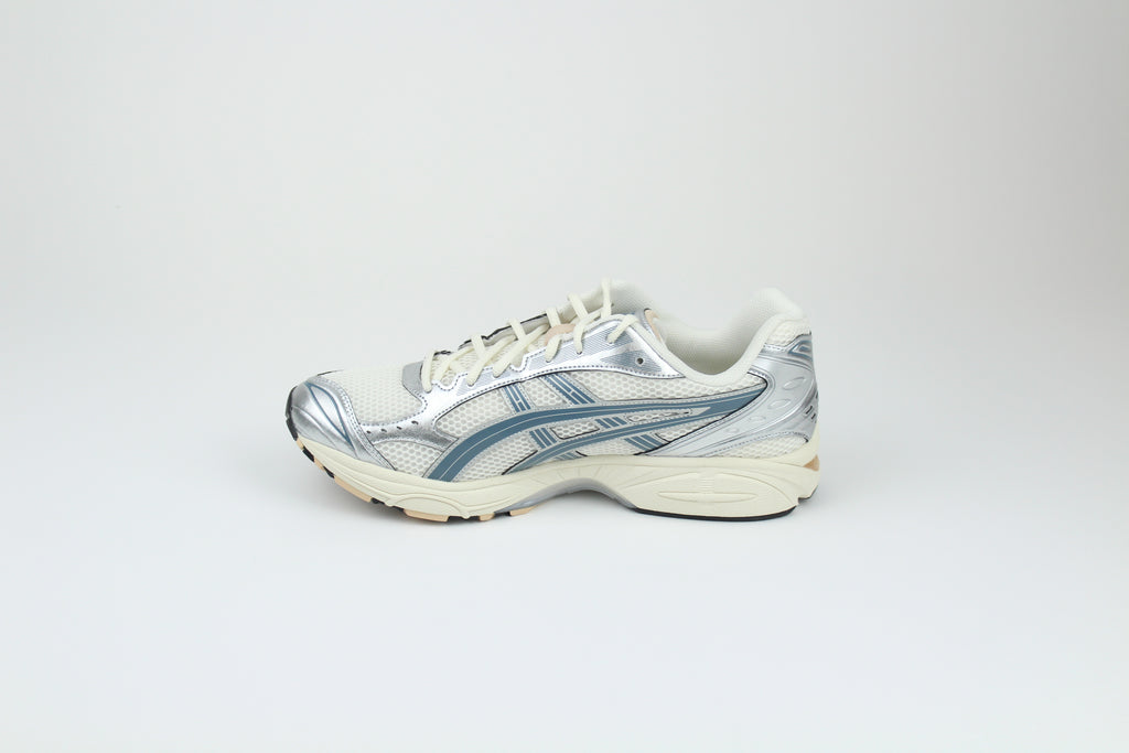 ASICS Gel-Kayano 14 Cream & Ironclad – Vintage Running Sneakers, Mesh and Synthetic Lifestyle Trainers, Retro Performance Shoes