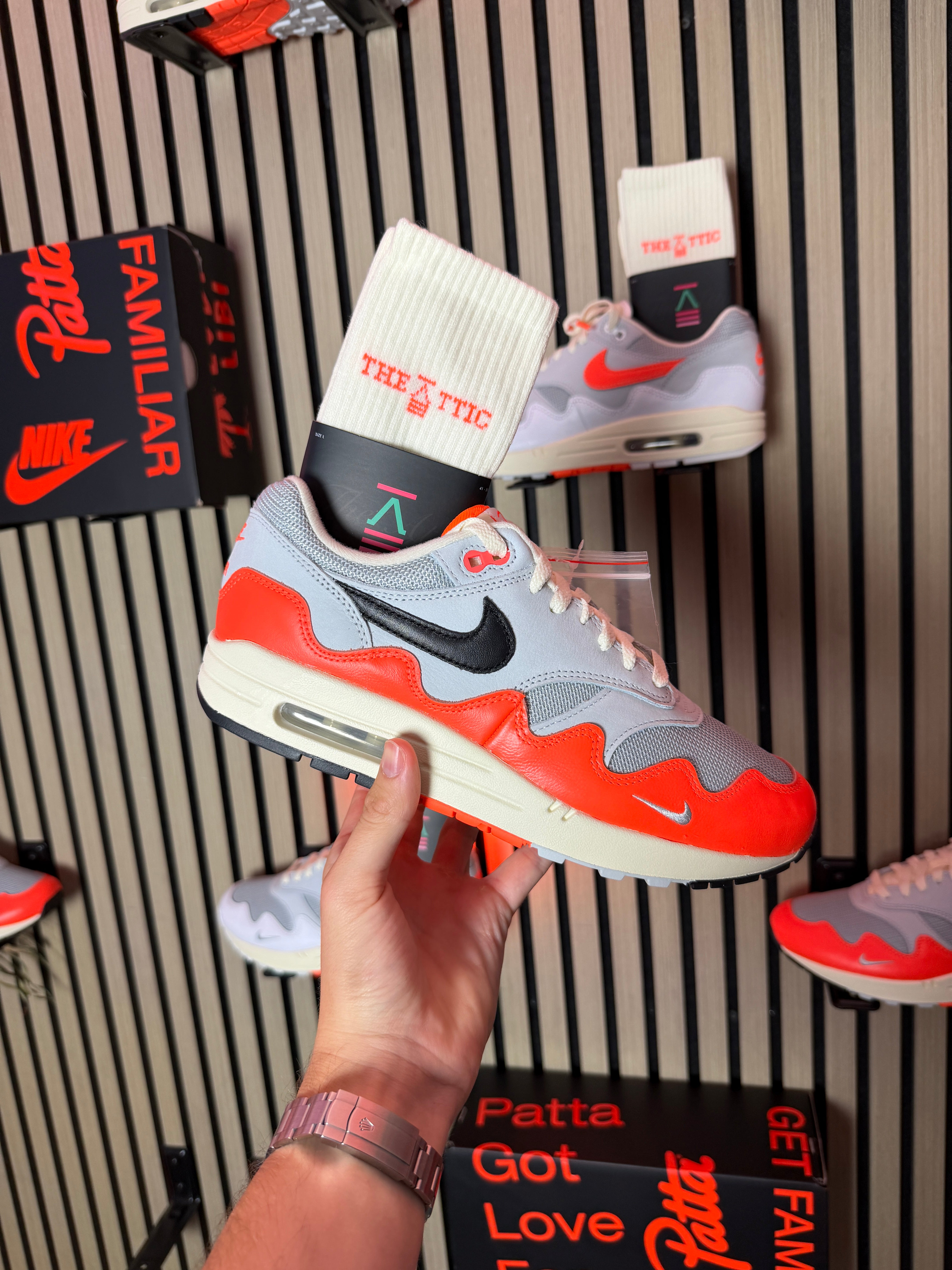 Nike Air Max 1 Patta Waves 'Hyper Crimson Pure Platinum' | The Attic