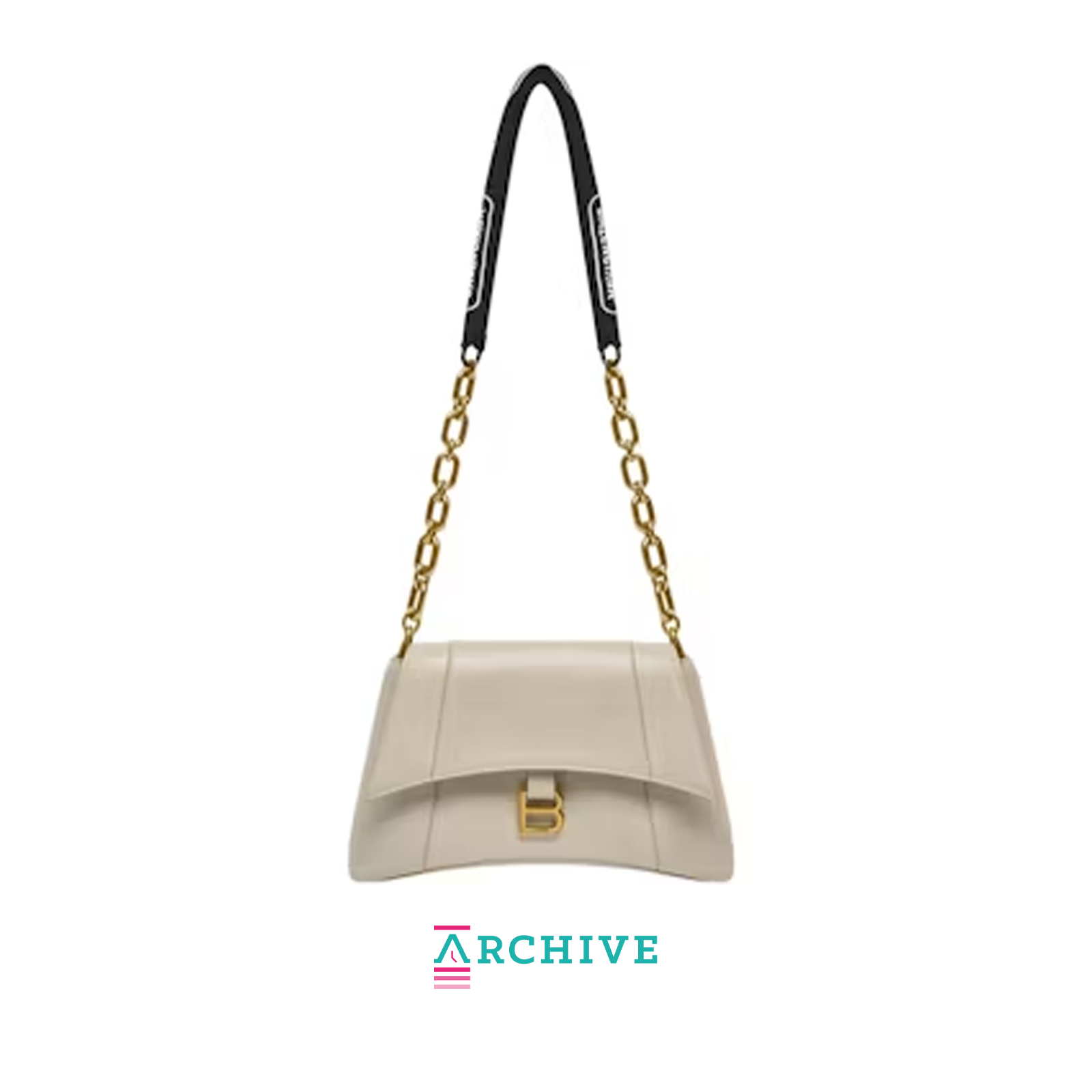 Balenciaga Downtown Chain-Handle Leather Shoulder Bag (ARCHIVE)-10150835028298-The Attic