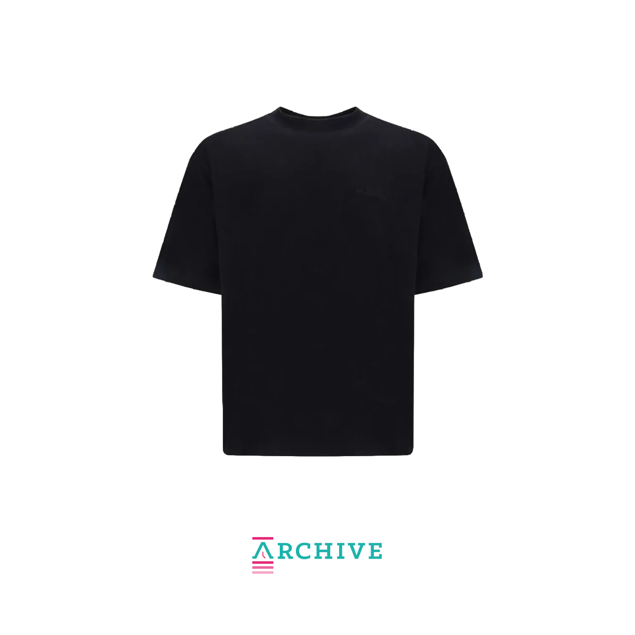 Balenciaga Logo Cotton T-Shirt 'Navy' - XS (ARCHIVE)