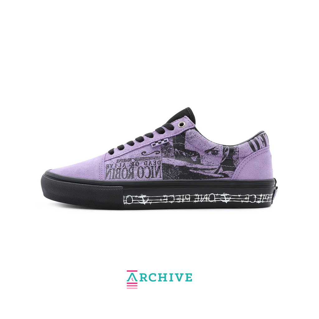 Buty Vans X One Piece Skate Old Skool 'Purple' - Size 40 (ARCHIVE)-9593236226378-The Attic