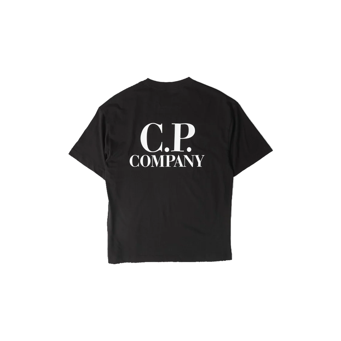 C.P. Company 30/1 Jersey Logo 'Black'