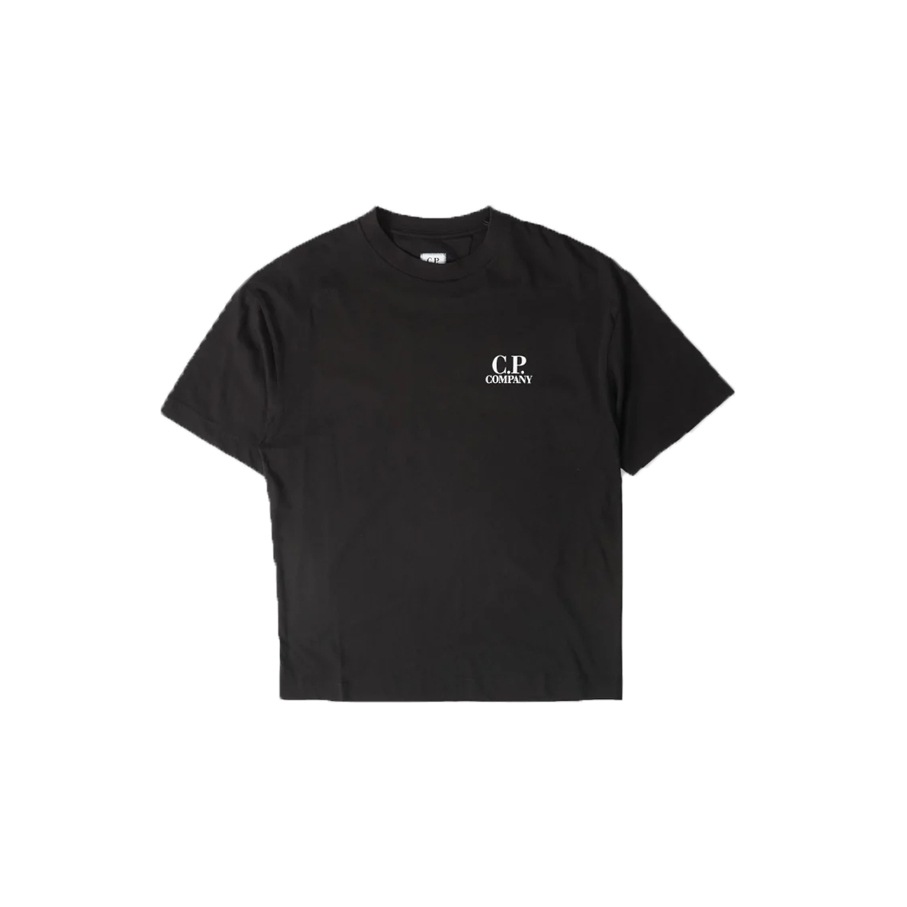C.P. Company 30/1 Jersey Logo 'Black'