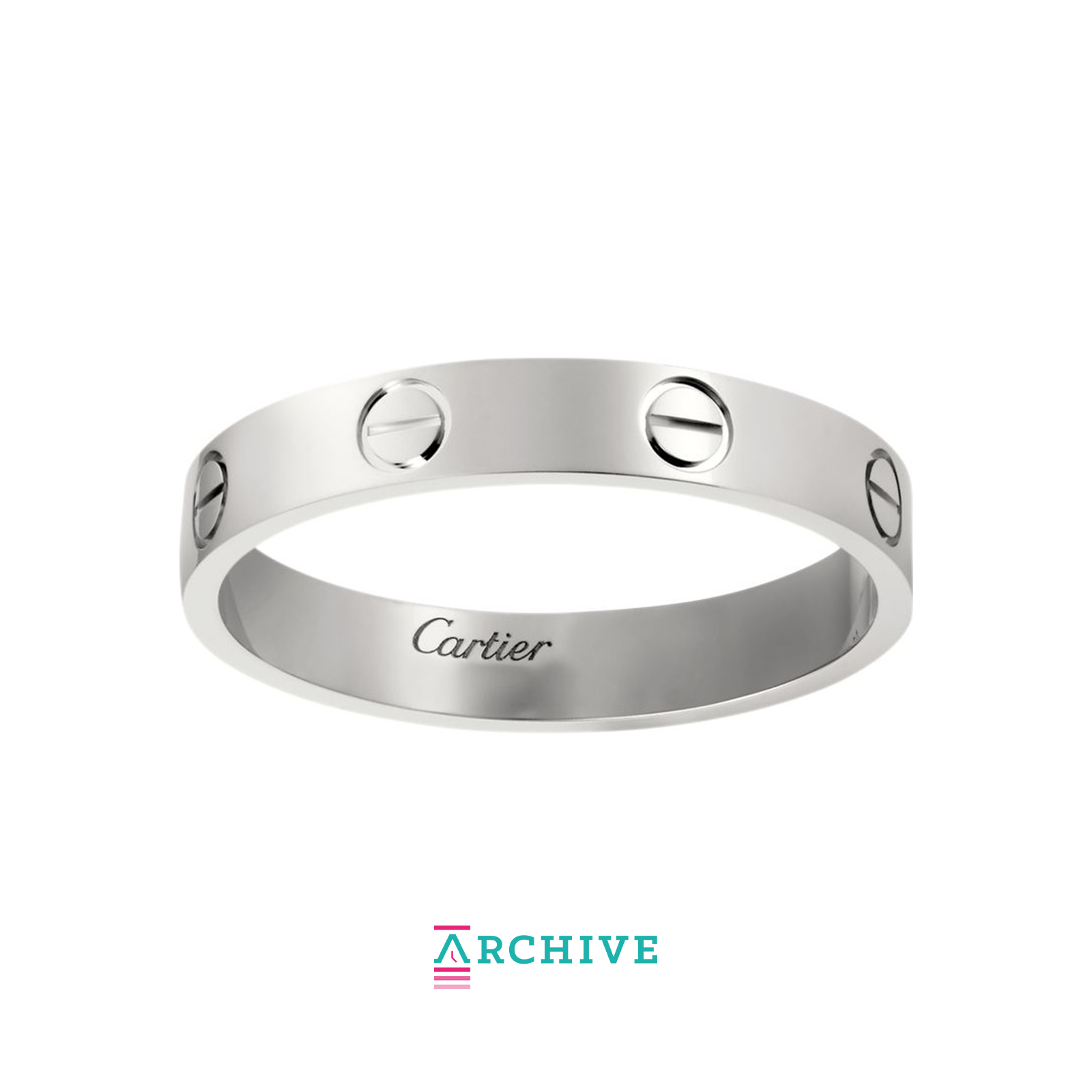 Cartier Love Wedding ring 18 Carat 'White Gold' (ARCHIVE)-10186382278986-The Attic