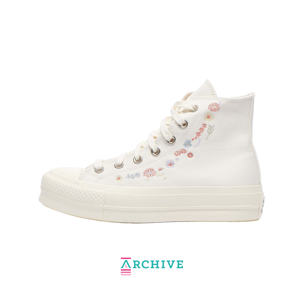 Converse All Star Canvas Floral – Classic Chuck Taylor Sneakers with Colorful Flower Print, Casual Streetwear Shoes