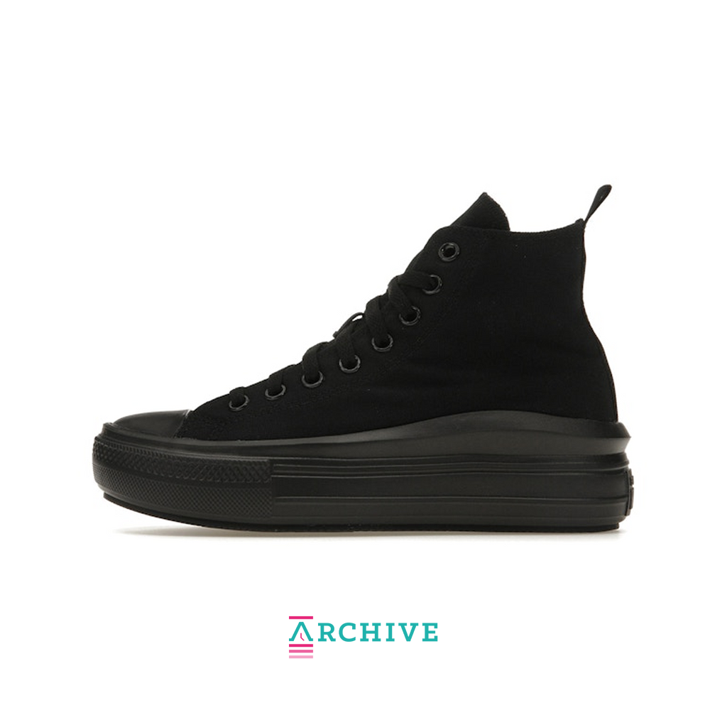 Converse Chuck Taylor All Star Move Platform ''Black Dark Smoke Grey' (GS) - Size 38.5 (ARCHIVE)-8773083791690-The Attic
