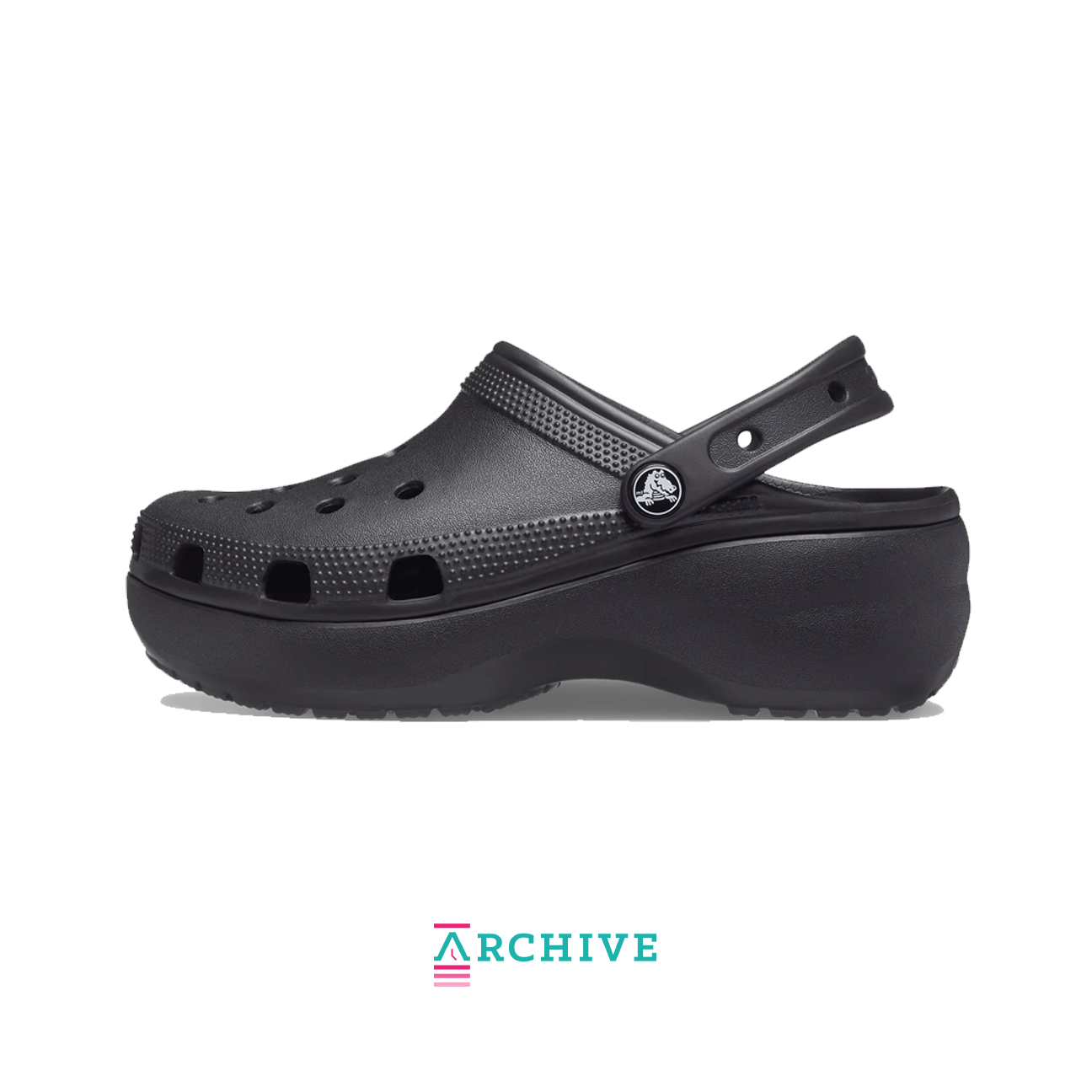 Crocs Wmns Classic Platform Clog 'Black'- Size 42-43 (ARCHIVE)