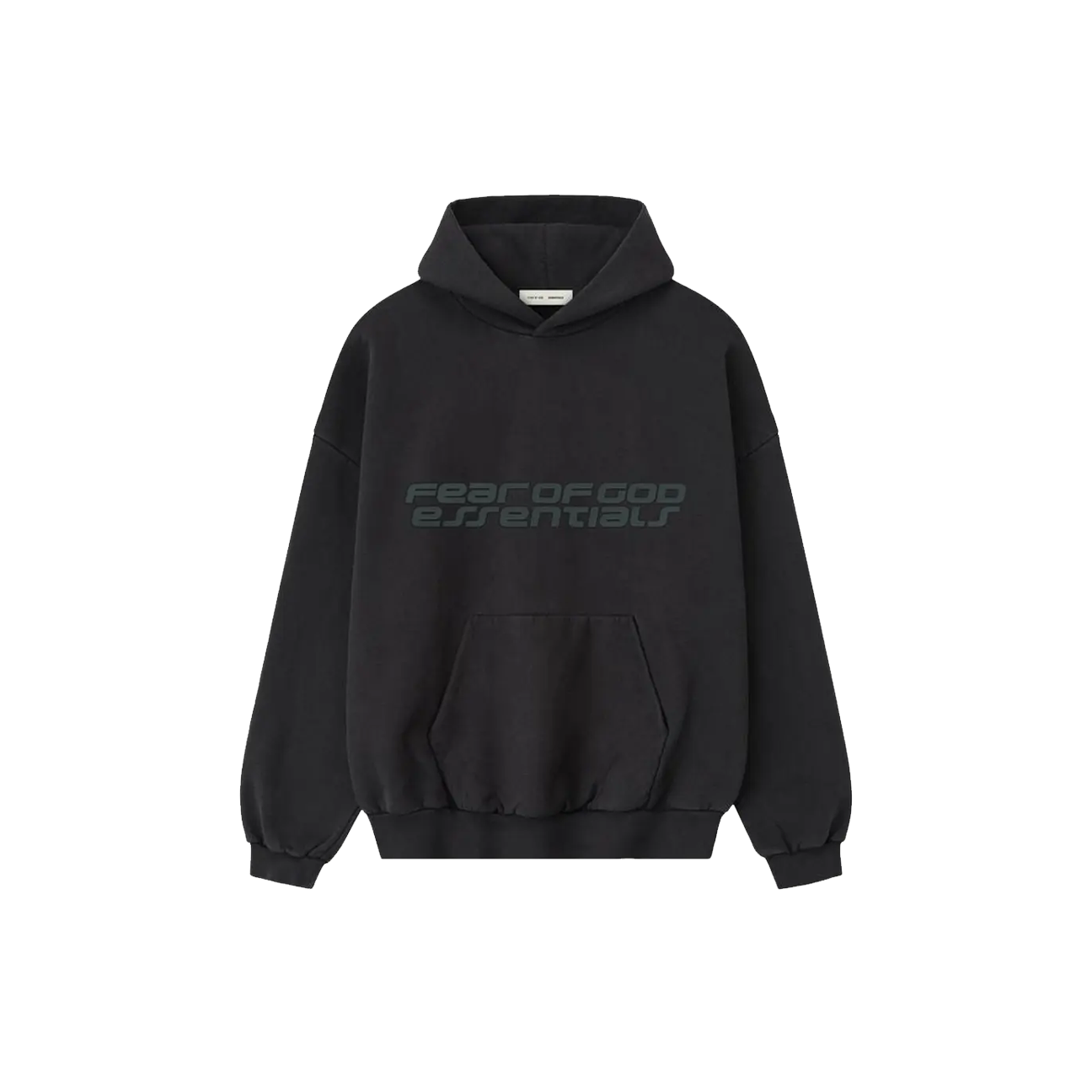 Fear of God Essentials Heavy Fleece 90s Hoodie 'Vintage Black'