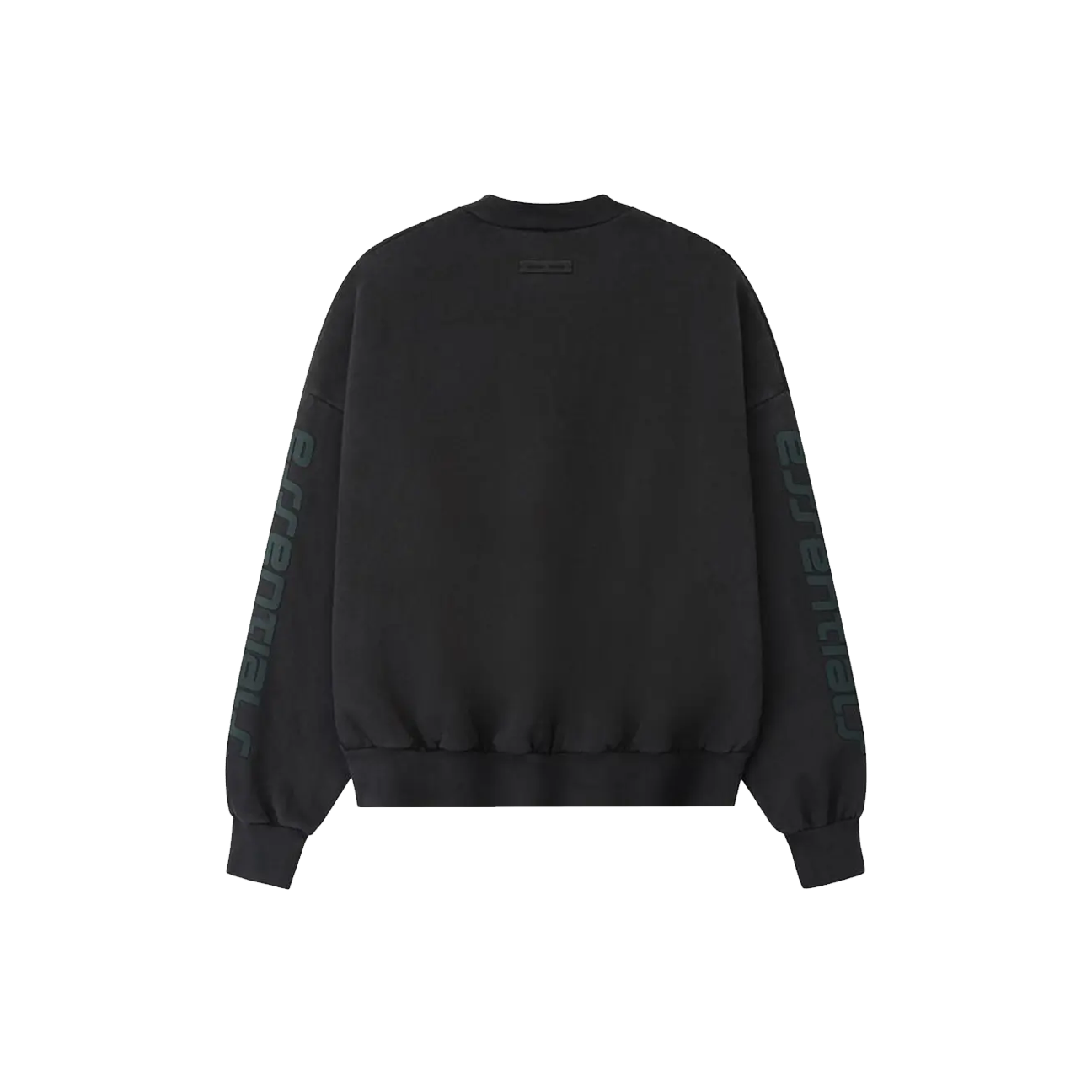 Fear of God Essentials Los Angeles Heavy Fleece Cropped Sweatshirt 'Vintage Black'