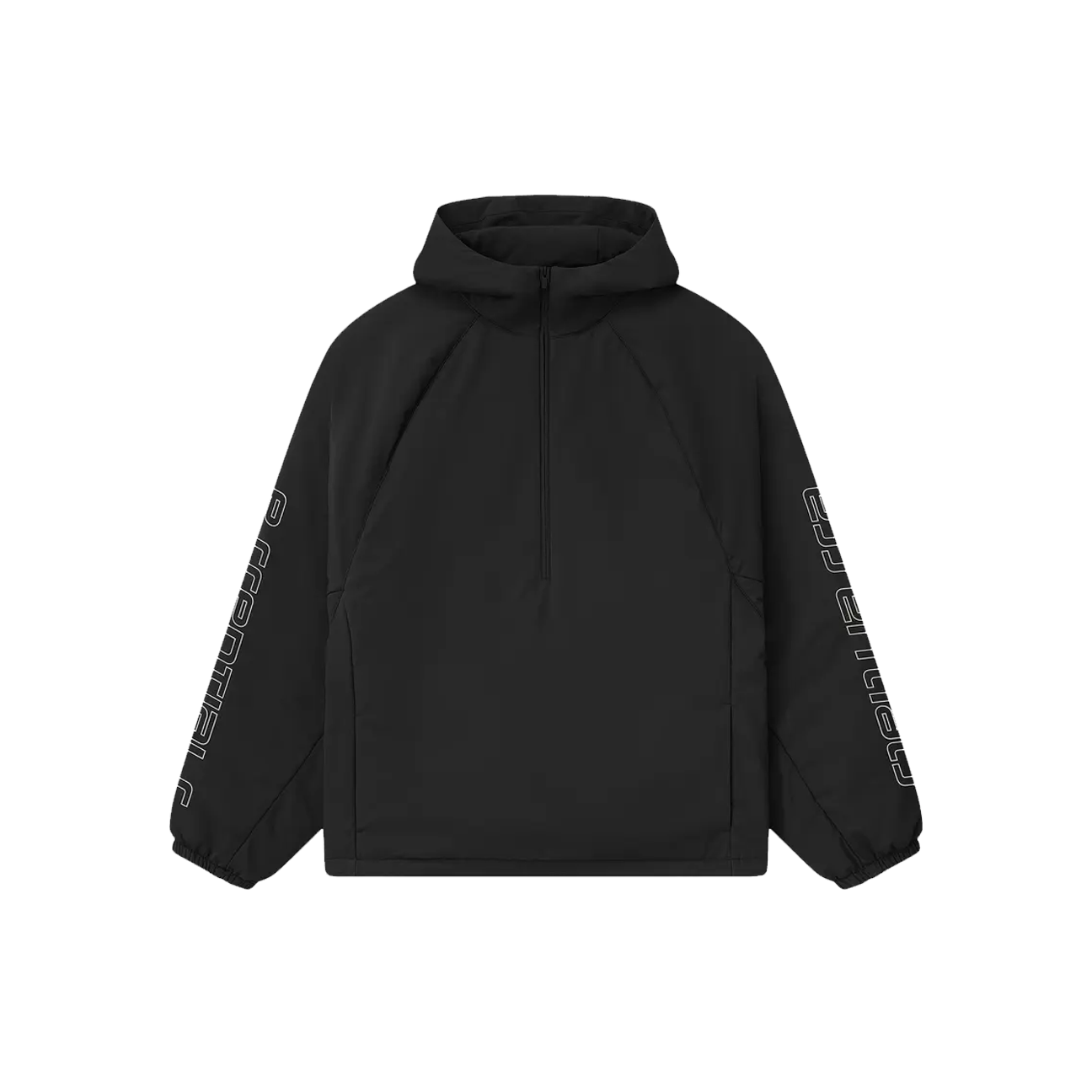 Fear of God Essentials Nylon Half Zip Anorak 'Vintage Black'